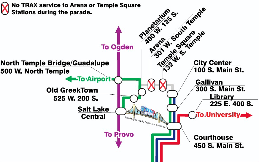 UTA July 24 Service Plan