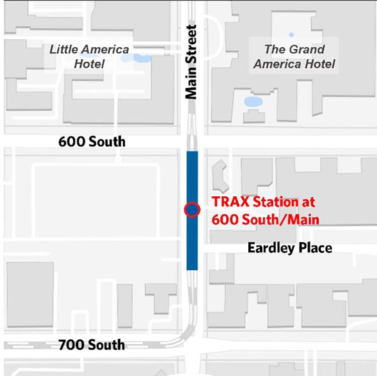 TRAX Construction Map